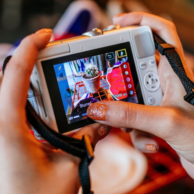 Canon EOS M100 Grau + EF-M 15-45mm f/3.5-6.3 IS STM Objektiv Silber 0 Anpassen der Hintergrundschärfe mit dem Touchscreen