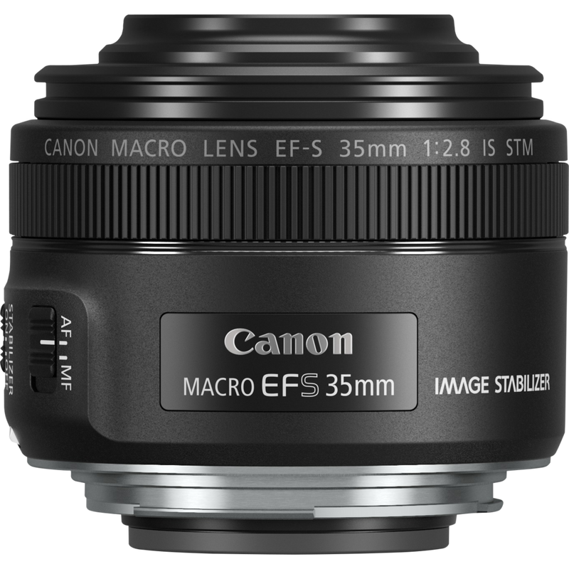 Canon EF-S 35mm f/2.8 Macro IS STM Objektiv Produkt Vorderansicht