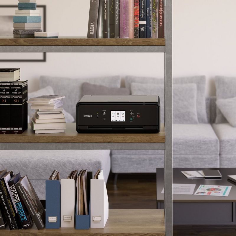 Canon PIXMA TS6150 – Schwarz In einer Vitrine in einem Haus