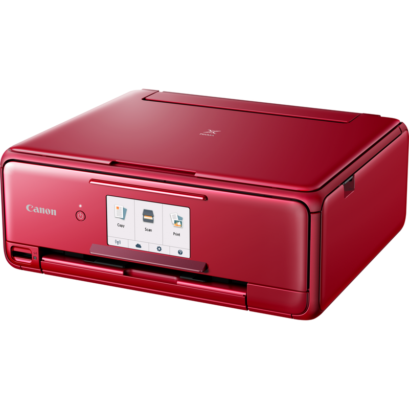Canon PIXMA TS8152 – Rot Produkt Schrägansicht von vorne