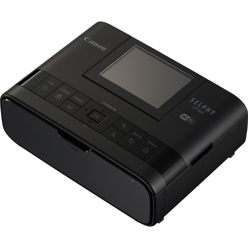 Canon SELPHY CP1300 – Schwarz Produkt Ansicht von rechts