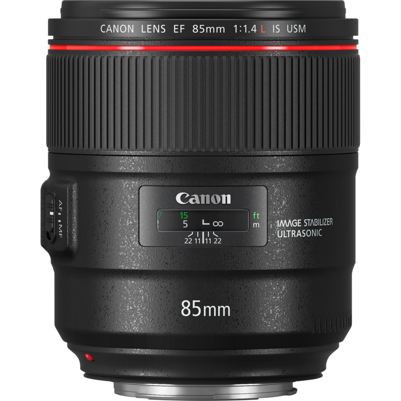 Canon EF 85mm f/1.4L IS USM Objektiv Produkt Vorderansicht