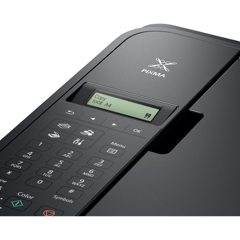 Canon PIXMA G4511 drahtloser All-in-One MegaTank Farbdrucker mit nachfüllbaren Tintenbehältern + zusätzliche schwarze Tinte Produkt Ansicht des Bedienfelds von oben