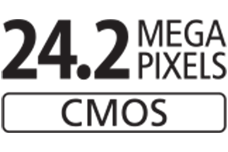 24,2-megapixelový podsvietený viacvrstvový snímač