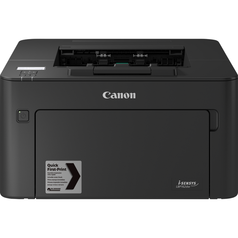 Canon i-SENSYS LBP162dw Schwarzweiß-Laserdrucker Produkt Vorderansicht von oben