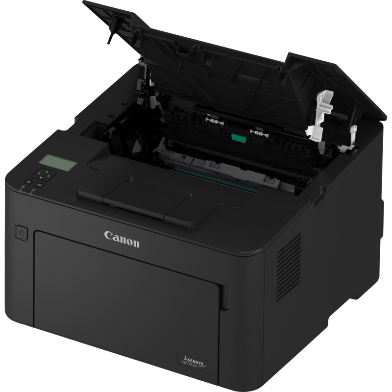 Canon i-SENSYS LBP162dw Schwarzweiß-Laserdrucker Produkt Ansicht des offenen Druckers von oben