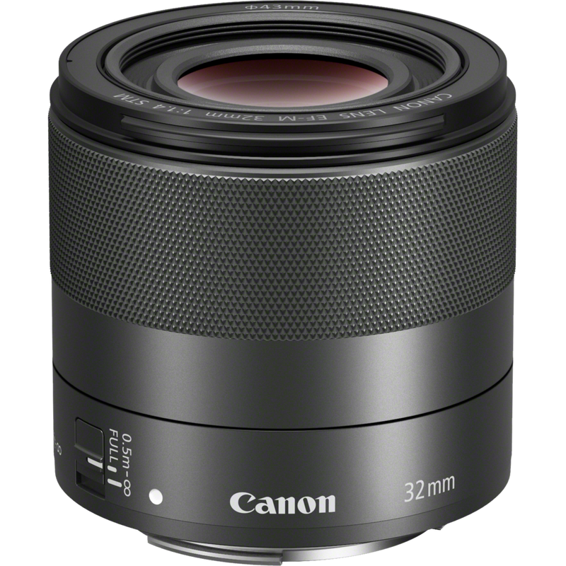 Canon EF-M 32mm f/1,4 STM Objektiv Produkt Ansicht von oben