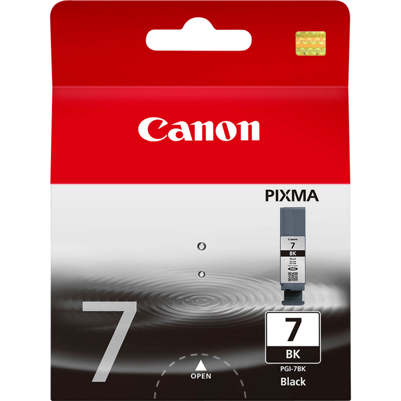 Canon PGI-7BK Tinte Schwarz Produkt Vorderansicht