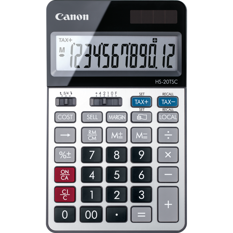 Canon HS-20TSC Rechner Produkt Vorderansicht von oben