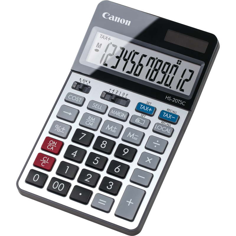 Canon HS-20TSC Rechner Produkt Vorderansicht von rechts