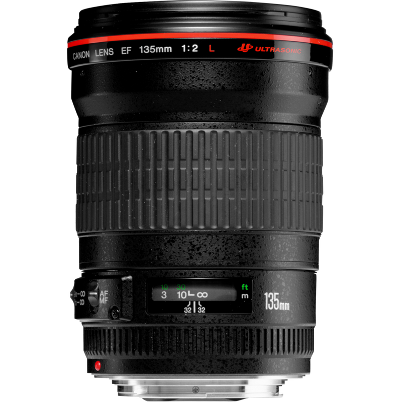 Canon EF 135mm f/2L USM Objektiv Produkt Vorderansicht