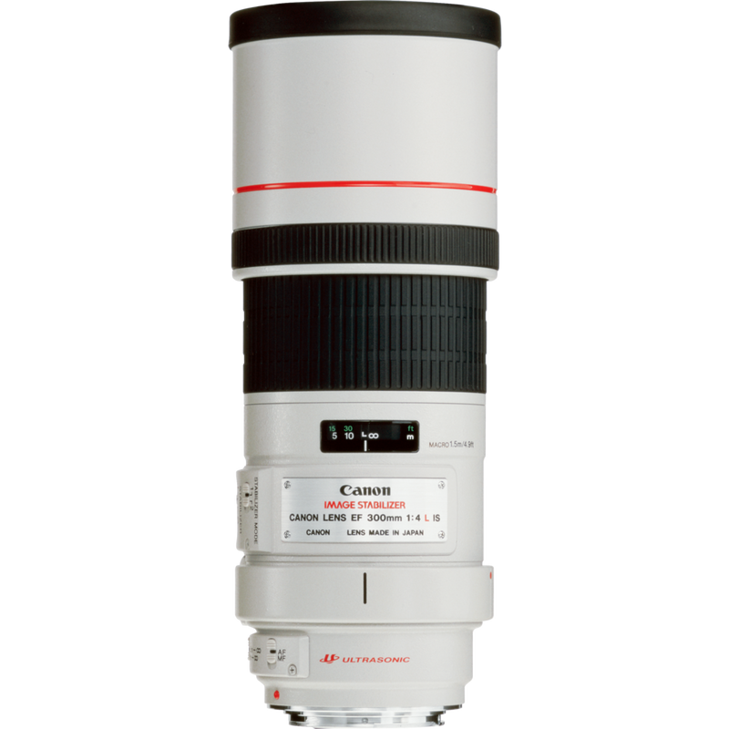 Canon EF 300mm f/4L IS USM Objektiv Produkt Vorderansicht