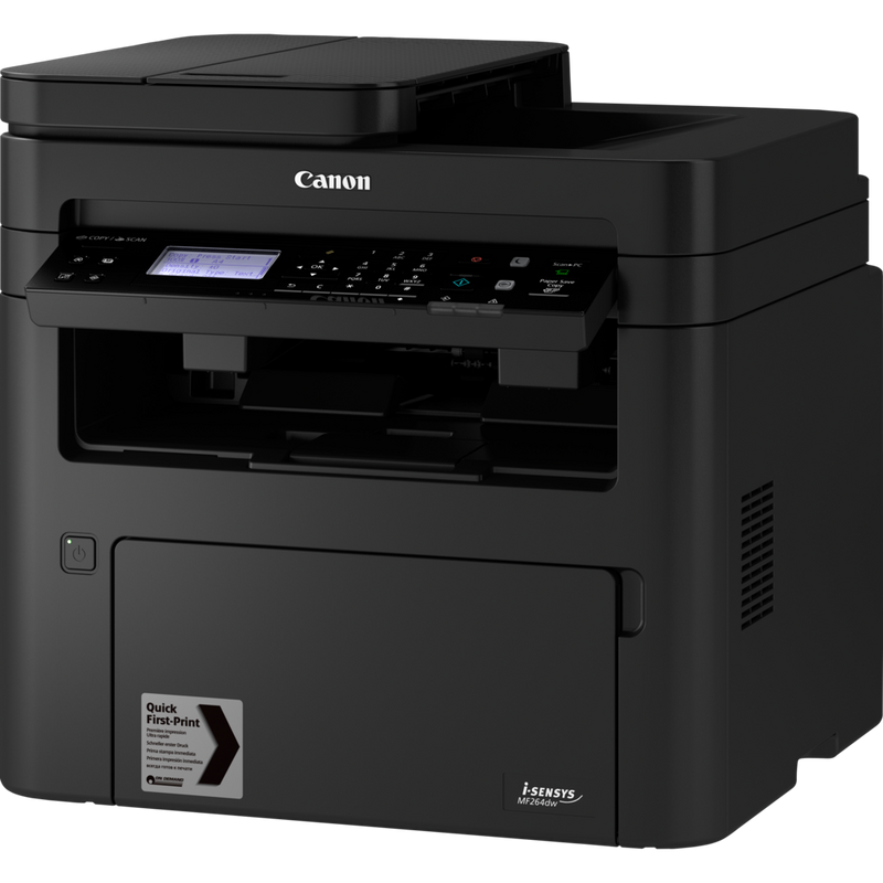 Canon i-SENSYS MF264dw 3-in-1 Schwarzweiß-Laserdrucker Produkt Ansicht von rechts