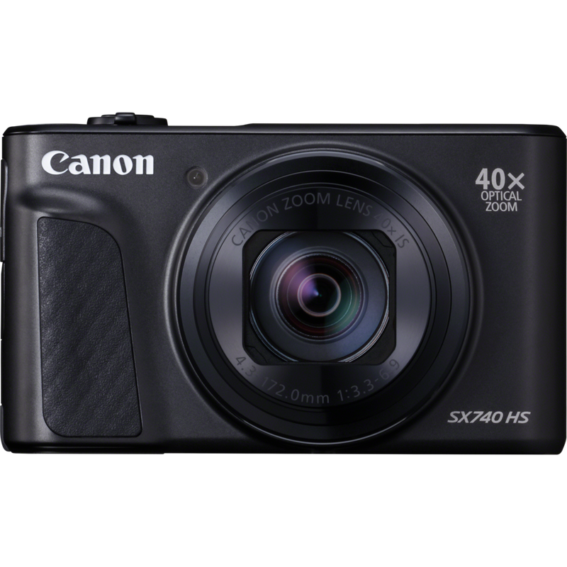Canon PowerShot SX740 HS – Schwarz Produkt Vorderansicht