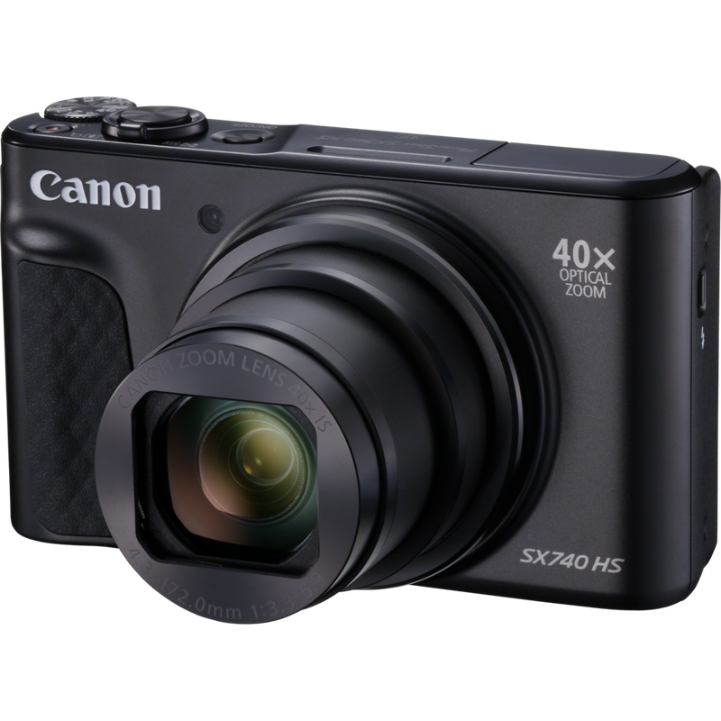 Canon PowerShot SX740 HS – Schwarz Produkt Vorderansicht