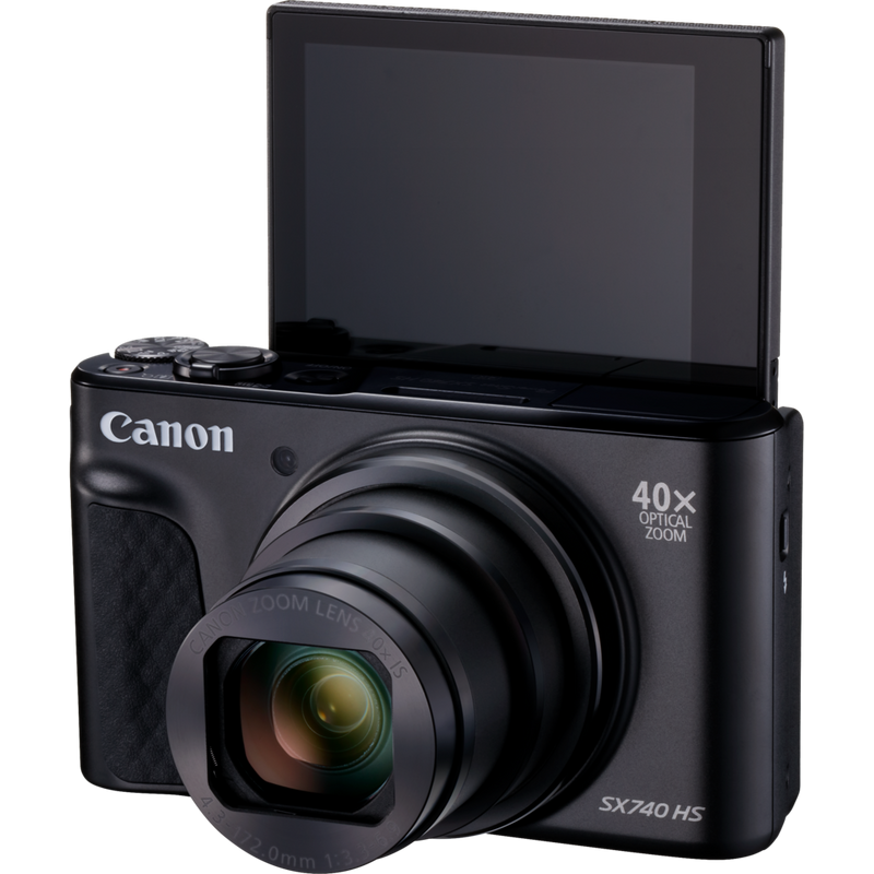Canon PowerShot SX740 HS Lite Edition – Black Product Front View