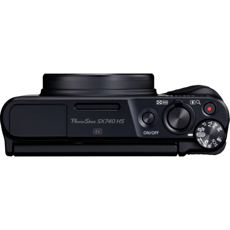 Canon PowerShot SX740 HS Lite Edition – Schwarz Produkt Ansicht von oben