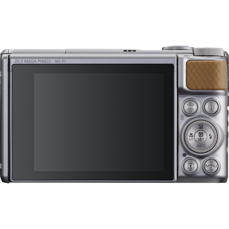 Canon PowerShot SX740 HS – Silber Produkt Ansicht von hinten