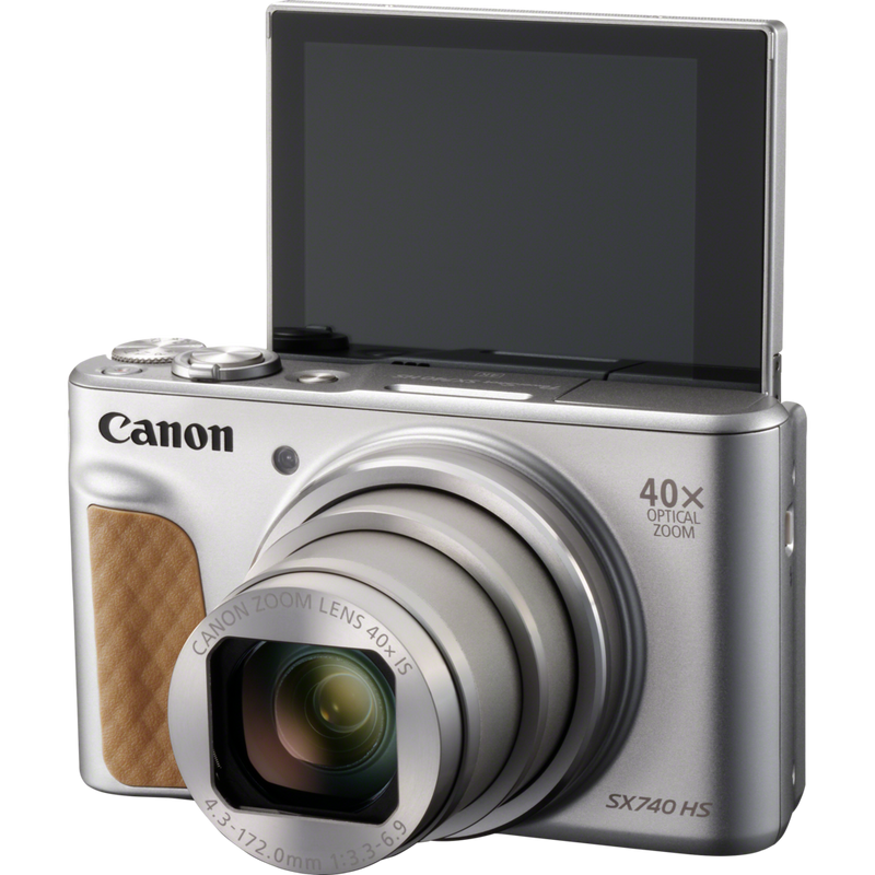Canon PowerShot SX740 HS – Silber Produkt Vorderansicht