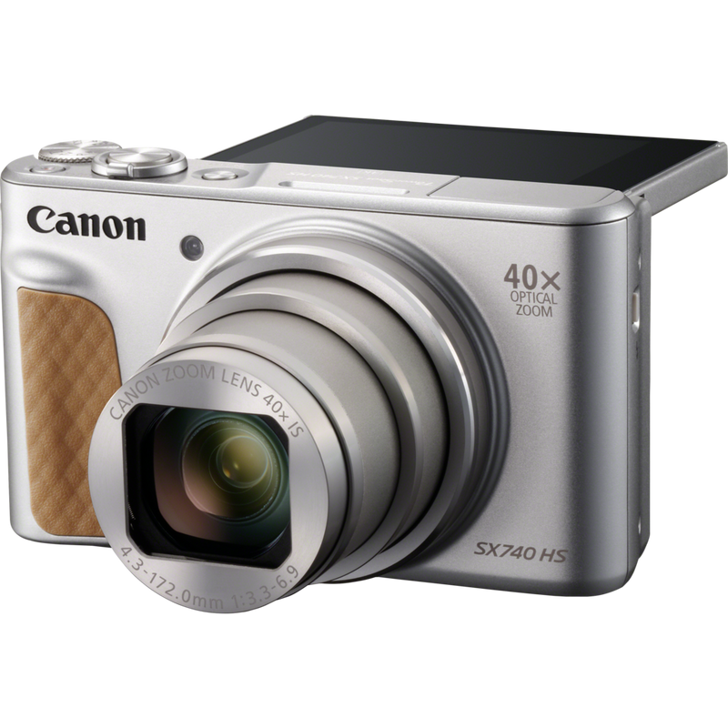 Canon PowerShot SX740 HS – Silber Produkt Vorderansicht