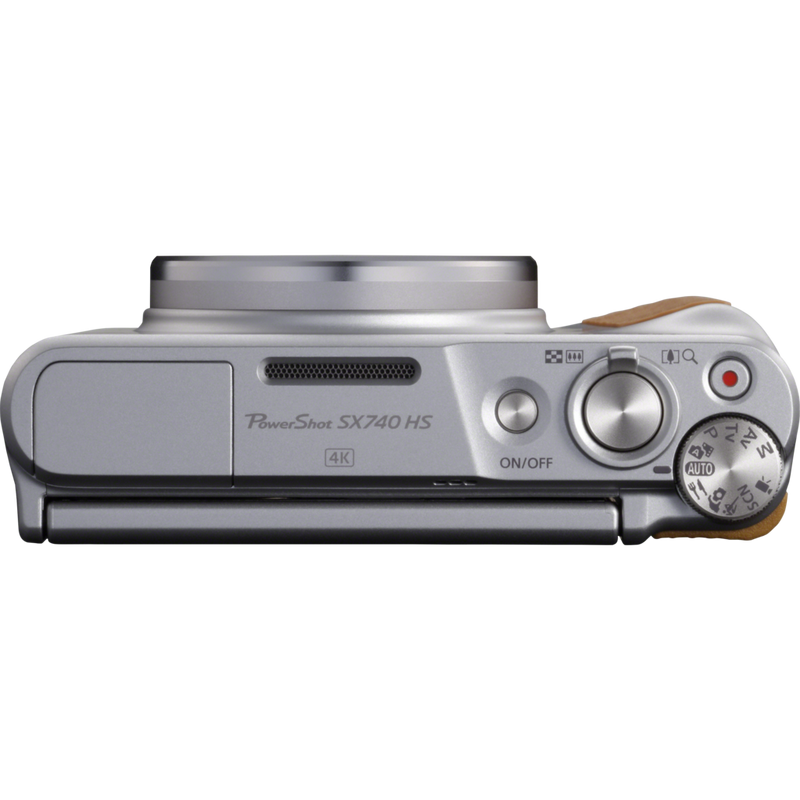Canon PowerShot SX740 HS – Silber Produkt Ansicht von oben