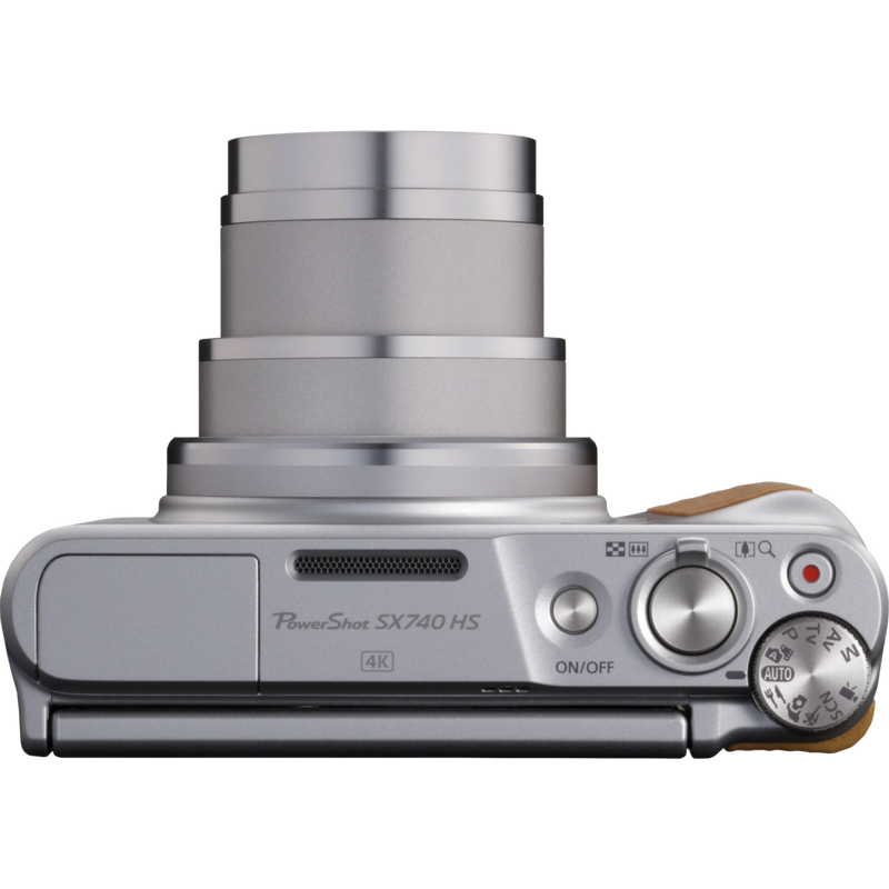 Canon PowerShot SX740 HS – Silber Produkt Ansicht von oben