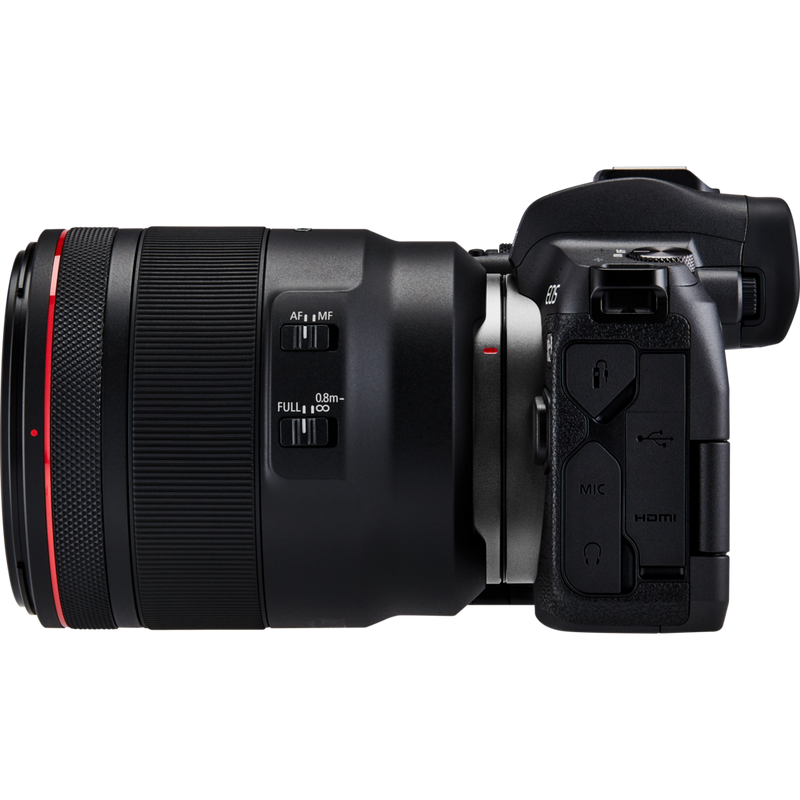 Canon RF 50mm F1.2L USM Objektiv Produkt Ansicht von links