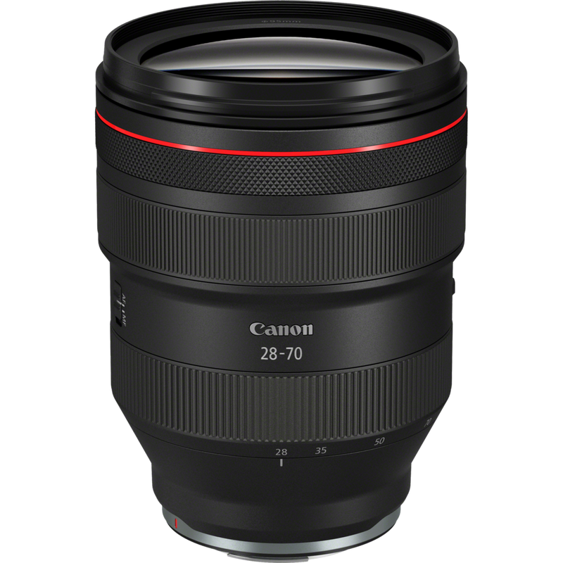 Canon RF 28-70mm F2L USM Produkt Diagonale Draufsicht