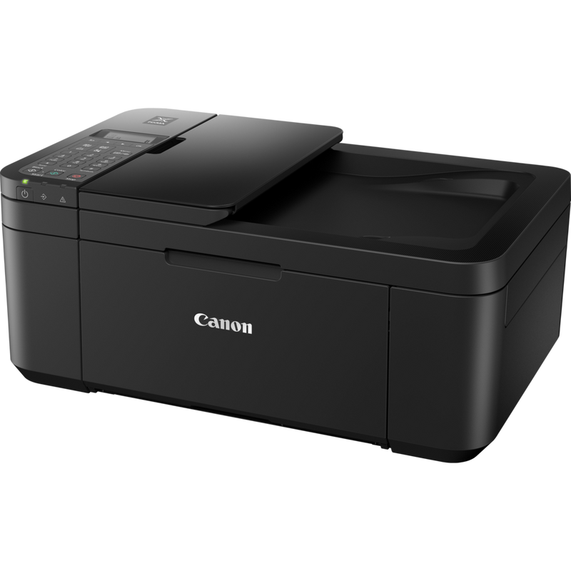 Canon PIXMA TR4550 4-in-1-Multifunktionssystem, Schwarz Produkt Schrägansicht von vorne