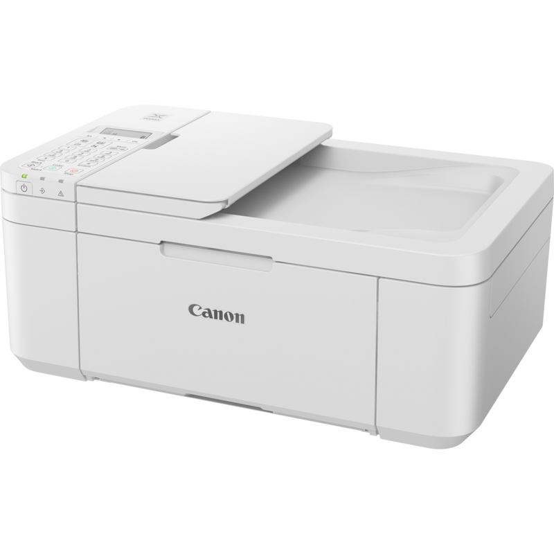 Canon PIXMA TR4551 4-in-1-Multifunktionssystem, Weiß Produkt Schrägansicht von vorne