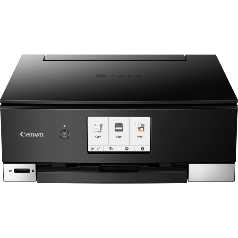 Canon PIXMA TS8250 Multifunktionssystem, Schwarz Produkt Vorderansicht