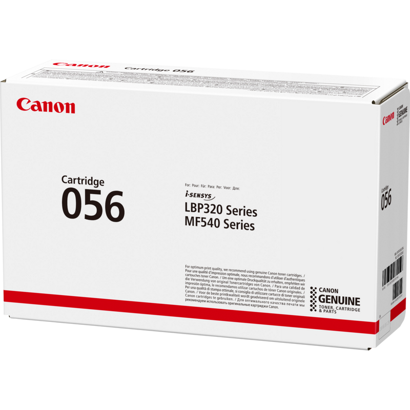 Canon 056 Toner-Cartridge, Schwarz Produkt Ansicht der Verpackung von rechts