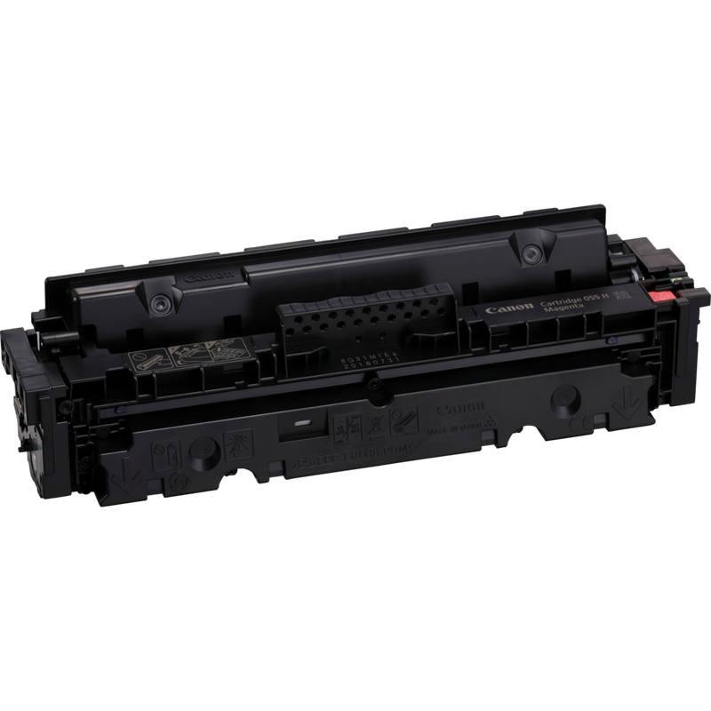 Canon 055 H High Yield Toner-Cartridge, Magenta Produkt Ansicht von oben links