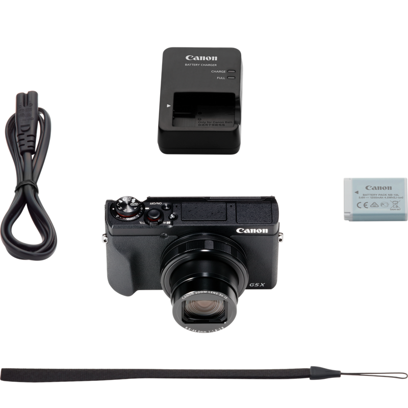 Canon PowerShot G5 X Mark II Kompaktkamera Mann, der die Kamera hält