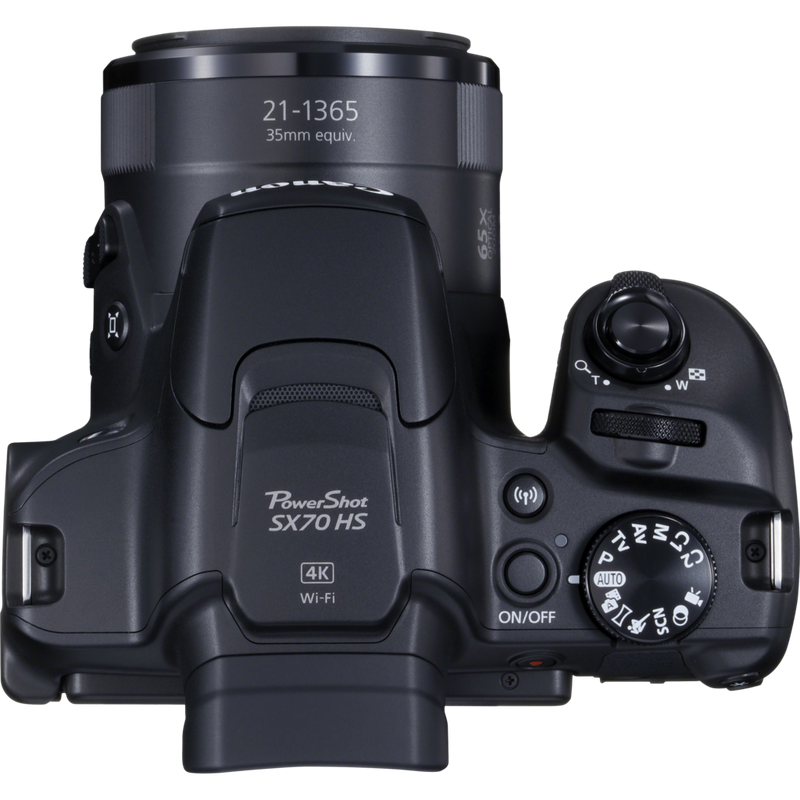 Canon PowerShot SX70 HS Produkt Ansicht von oben