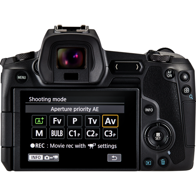 Canon EOS Ra Astrofotografie Kameragehäuse Produkt Rückansicht