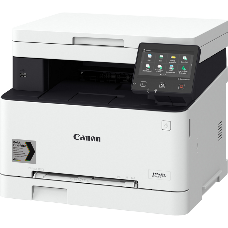 Canon i-SENSYS MF641Cw 3-in-1 Farblaser-Multifunktionssystem Produkt Ansicht von rechts