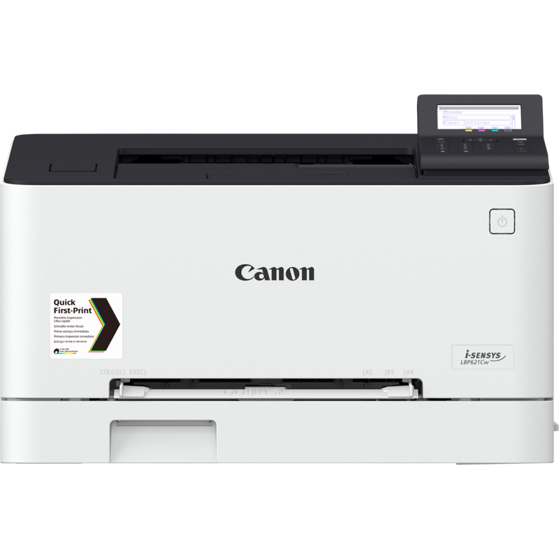 Canon i-SENSYS LBP621Cw Farblaserdrucker Produkt Vorderansicht