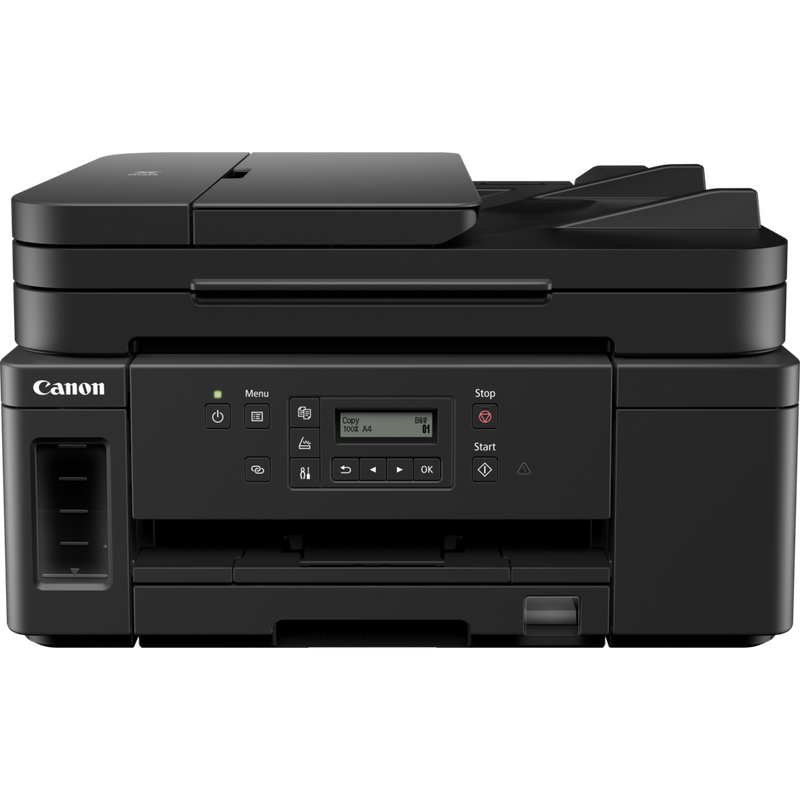 Canon PIXMA GM4050 MegaTank Tintenstrahl-Multifunktionssystem mit nachfüllbaren Tintenbehältern Produkt Vorderansicht