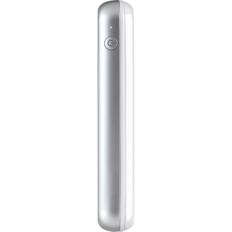 Canon Zoemini Mini-Fotodrucker, weiß + Tagebuch + Tasche Produkt Drucker Ansicht von links