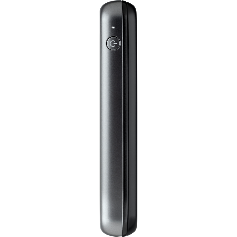 Canon Zoemini Mini-Fotodrucker, Schwarz + Tagebuch + Tasche Produkt Drucker Ansicht von links