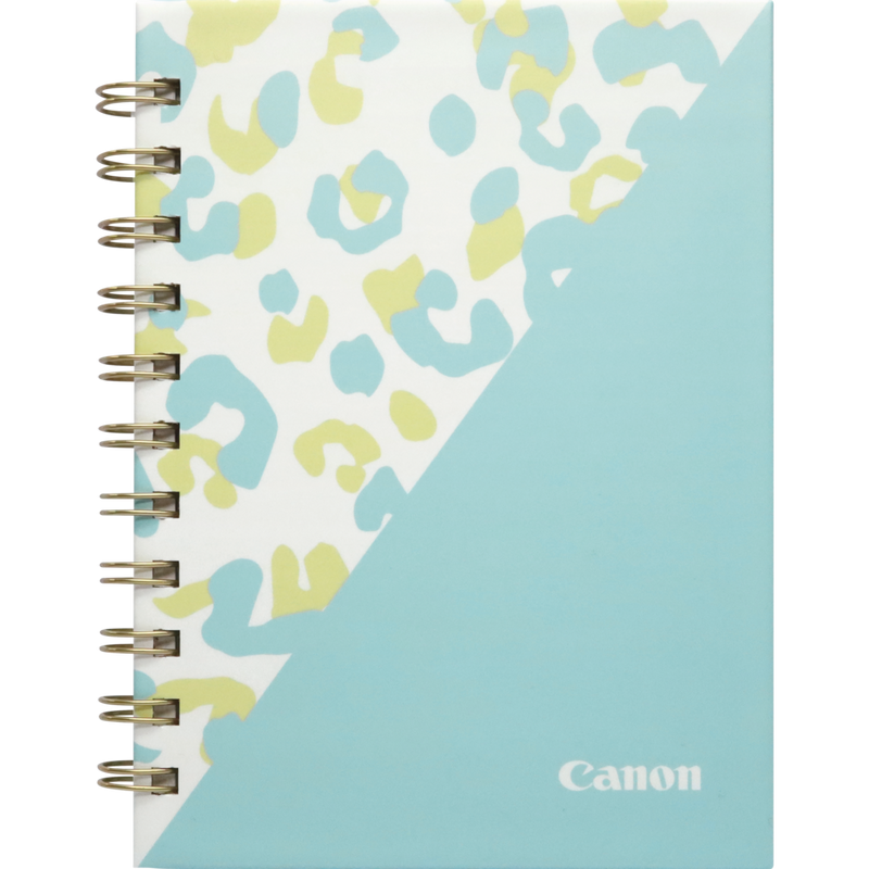 Canon Zoemini Mini-Fotodrucker, Schwarz + Tagebuch + Tasche Produkt Tagebuch Vorderansicht