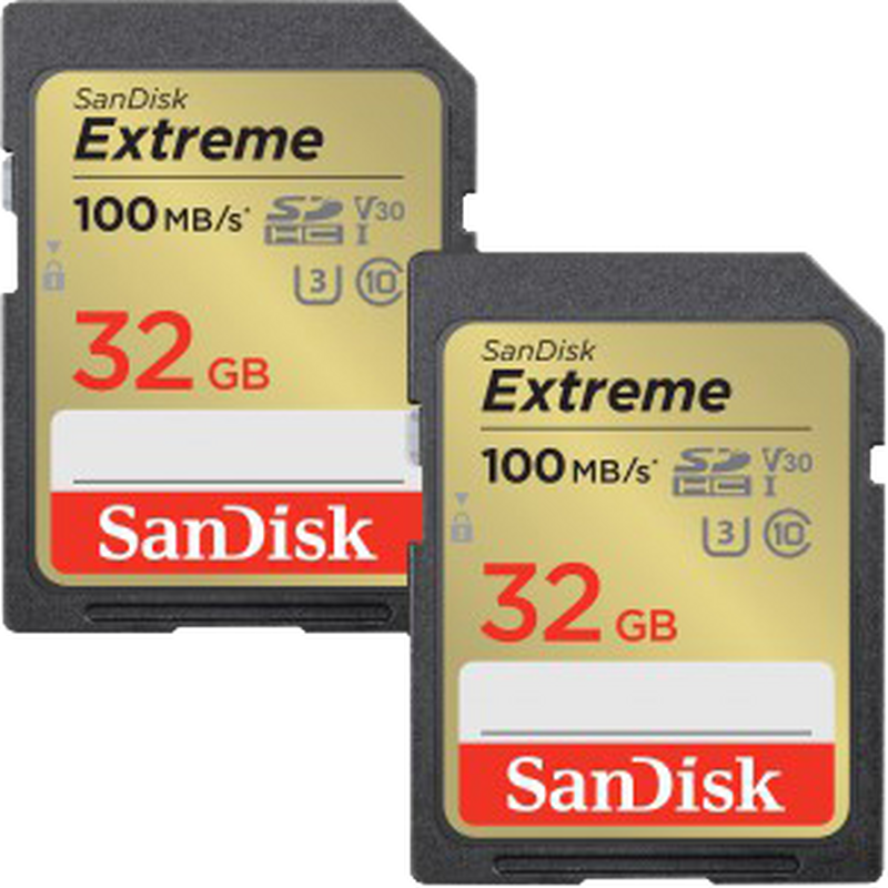 SanDisk Extreme SDHC UHS-I C10 Speicherkarte, 32 GB Produkt Anzeigen