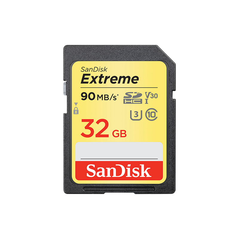 SanDisk Extreme SDHC UHS-I C10 mälukaart, 32GB