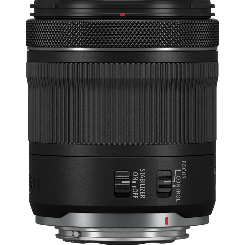 Canon EOS RP Gehäuse + RF 24-105mm F4-7.1 IS STM Objektiv Produkt Seitenansicht Objektiv