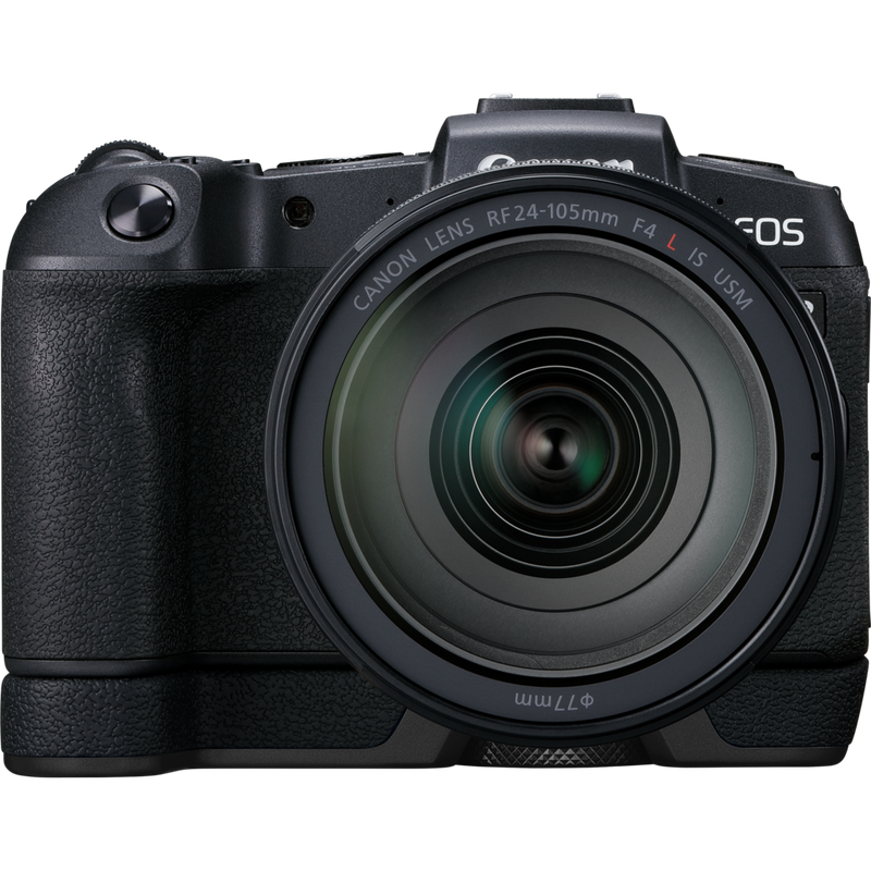 Canon EG-E1 Erweiterungsgriff Produkt An einer Kamera angebracht