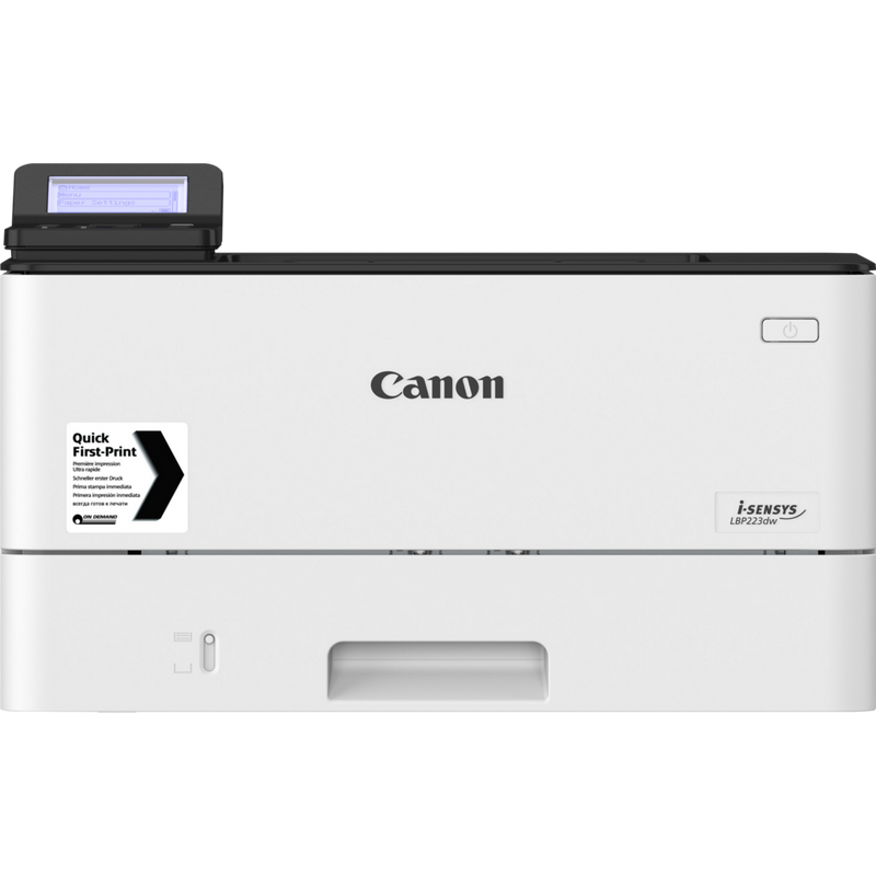 Canon i-SENSYS LBP223dw Schwarzweiß-Laserdrucker Produkt Vorderansicht