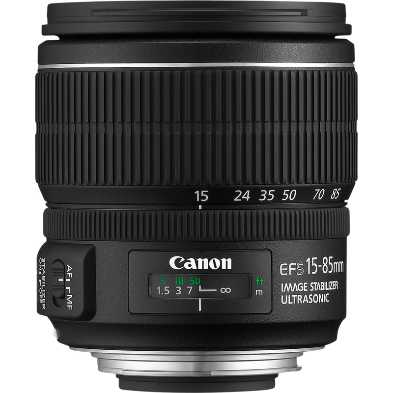 Canon EF-S 15-85mm f/3.5-5.6 IS USM Objektiv Produkt Rückansicht