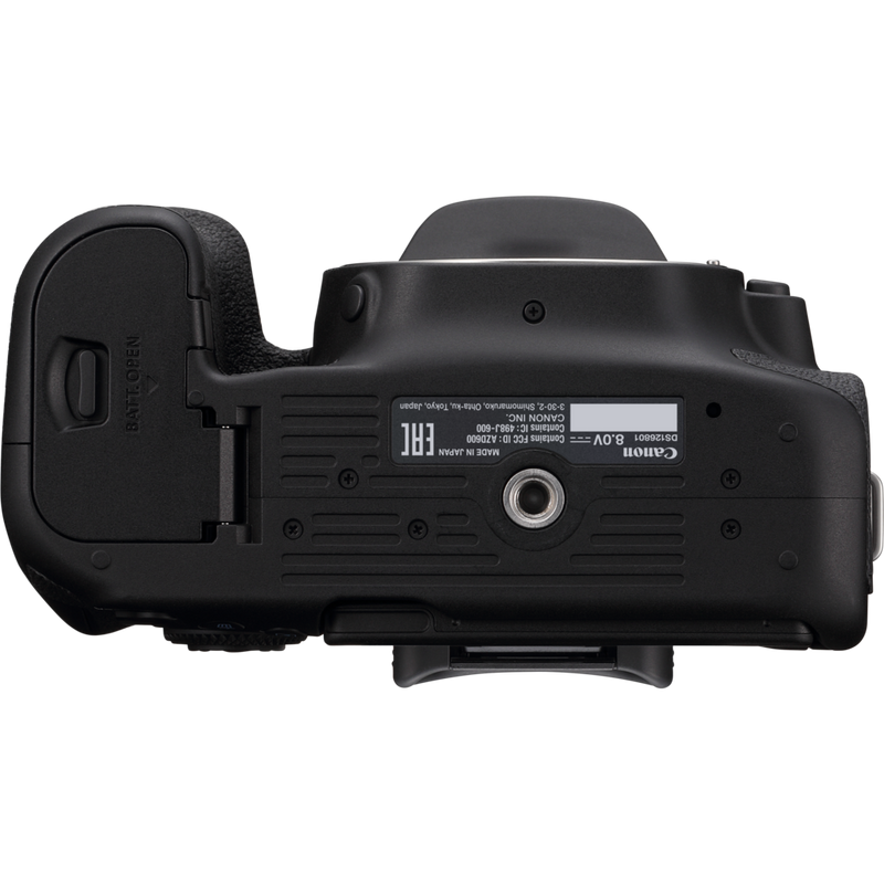 Canon EOS 90D Gehäuse Produkt Ansicht von unten