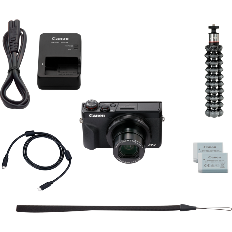 Canon PowerShot G7 X Mark III kompaktes Videokonferenz-Kit Produkt Lieferumfang
